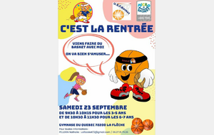 Reprise de l'Ecole de Basket !