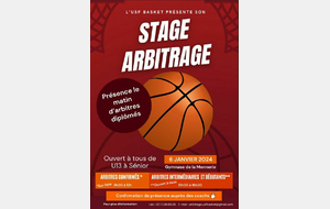 Stage d'arbitrage le 6 janvier 2024