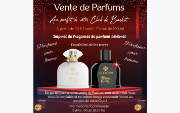 Le Club vous propose une vente de parfums !