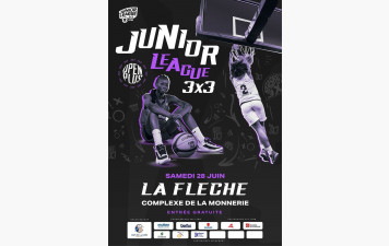 Open Plus Juniorleague 3x3 à La Flèche le 28 juin 2025