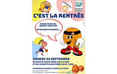 Reprise de l'Ecole de Basket !
